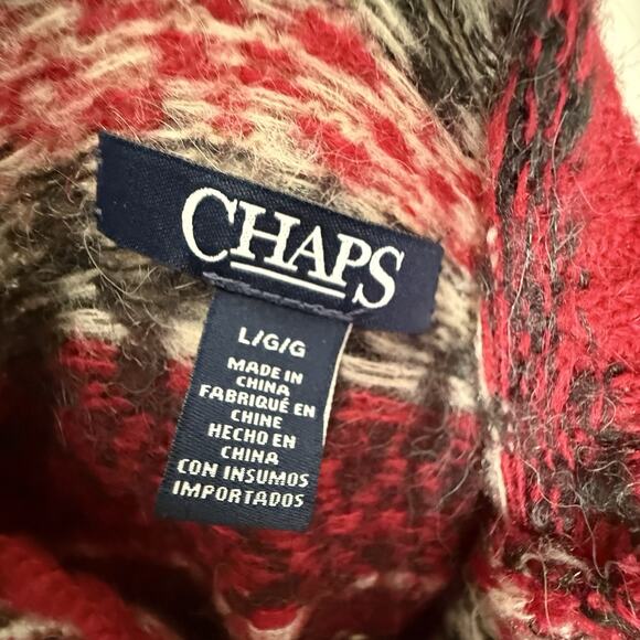 Chaps Ralph Lauren Women’s Large Fair Isle Wool Blend Pullover Sweater - Picture 4 of 5